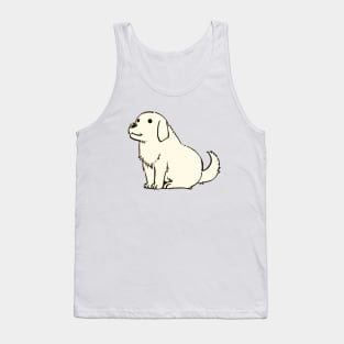 I draw chiyo chan's white dog tadakichi-san / azumanga daioh Tank Top